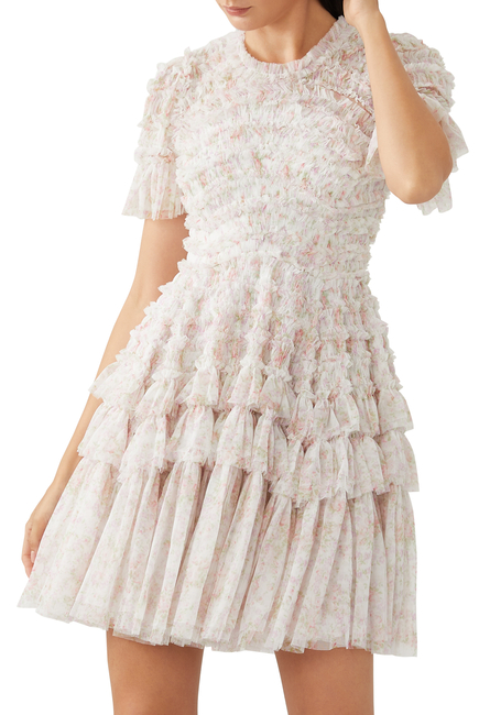 Vintage Ditsy Valentine Mini Dress